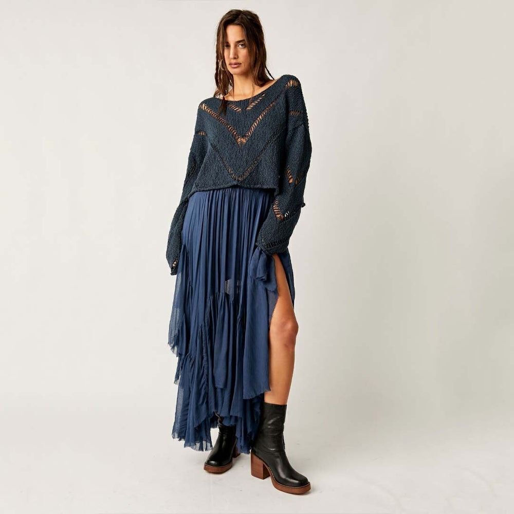 ✨FREE PEOPLE HAYLEY OCEAN SZ XS SWEATER✨